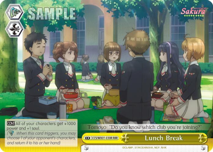 Lunch Break (RRR) - [Cardcaptor Sakura: Clear Card] | Gear Gaming Fayetteville