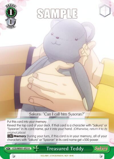 Treasured Teddy - [Cardcaptor Sakura: Clear Card] | Gear Gaming Fayetteville