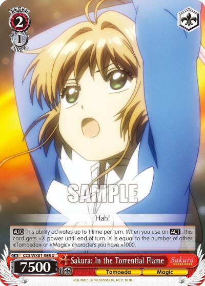 Sakura: In the Torrential Flame - [Cardcaptor Sakura: Clear Card] | Gear Gaming Fayetteville