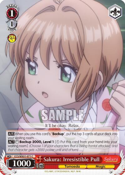 Sakura: Irresistible Pull - [Cardcaptor Sakura: Clear Card] | Gear Gaming Fayetteville