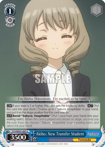 Akiho: New Transfer Student - [Cardcaptor Sakura: Clear Card] | Gear Gaming Fayetteville
