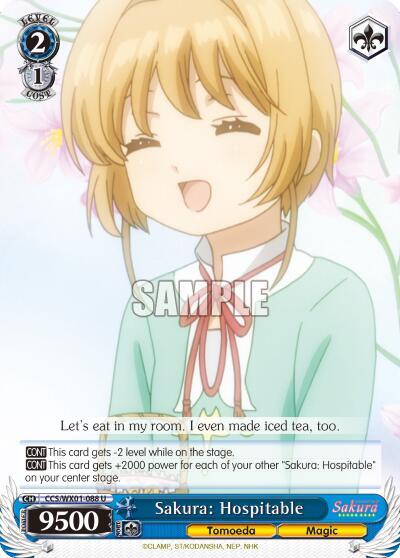 Sakura: Hospitable - [Cardcaptor Sakura: Clear Card] | Gear Gaming Fayetteville