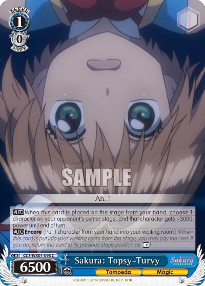 Sakura: Topsy-Turvy - [Cardcaptor Sakura: Clear Card] | Gear Gaming Fayetteville