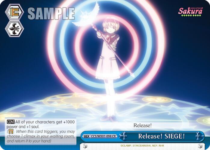 Release! SIEGE! - [Cardcaptor Sakura: Clear Card] | Gear Gaming Fayetteville