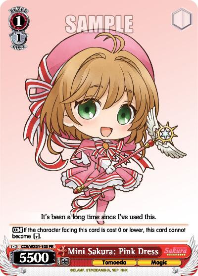 Mini Sakura: Pink Dress - [Cardcaptor Sakura: Clear Card] | Gear Gaming Fayetteville