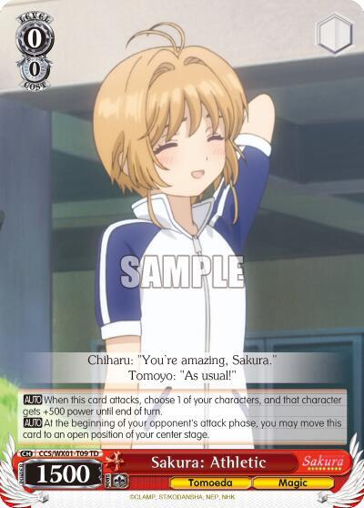 Sakura: Athletic - [Cardcaptor Sakura: Clear Card] | Gear Gaming Fayetteville