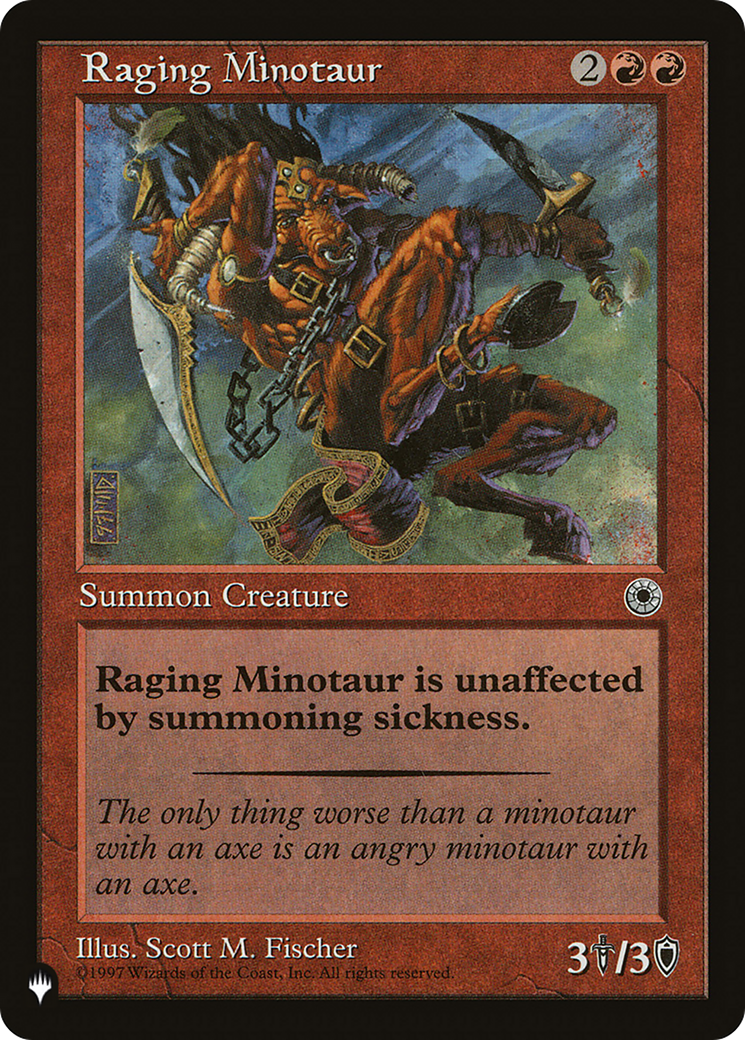 Raging Minotaur [The List Reprints] | Gear Gaming Fayetteville