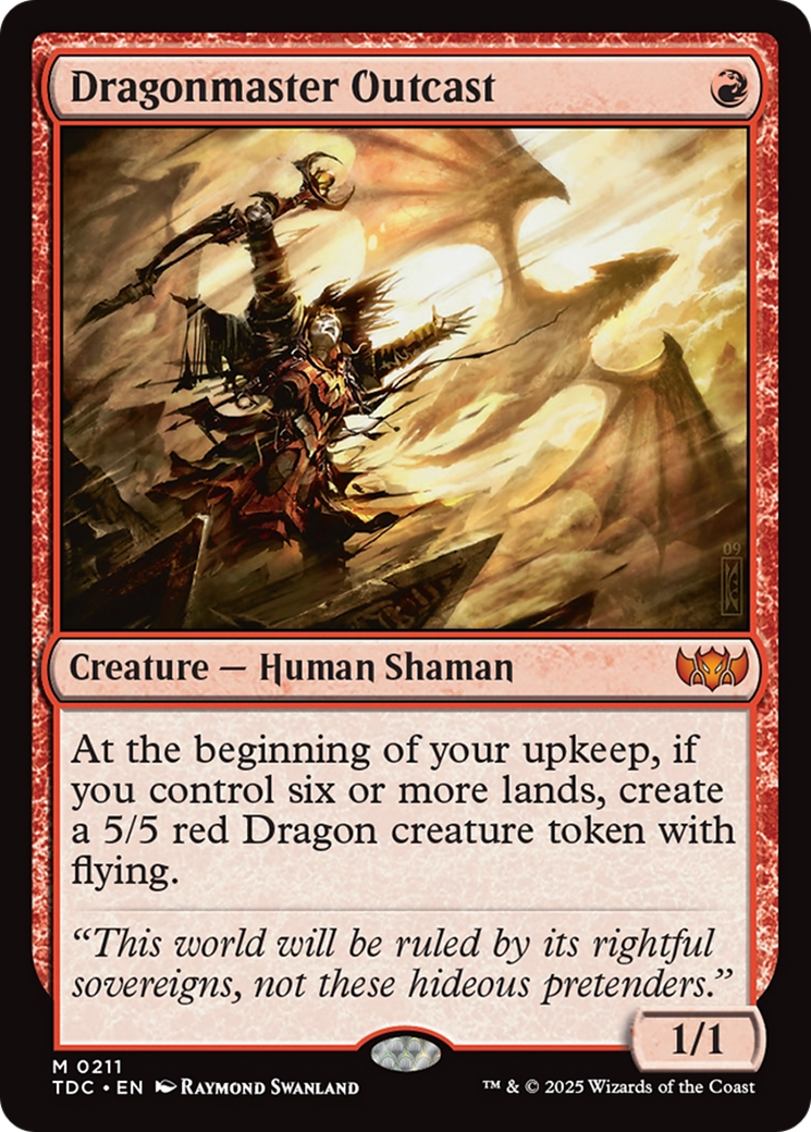 Dragonmaster Outcast [Tarkir: Dragonstorm Commander] | Gear Gaming Fayetteville