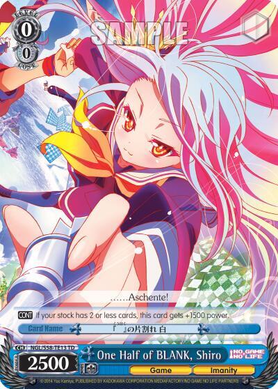 One Half of BLANK, Shiro - [No Game No Life] | Gear Gaming Fayetteville