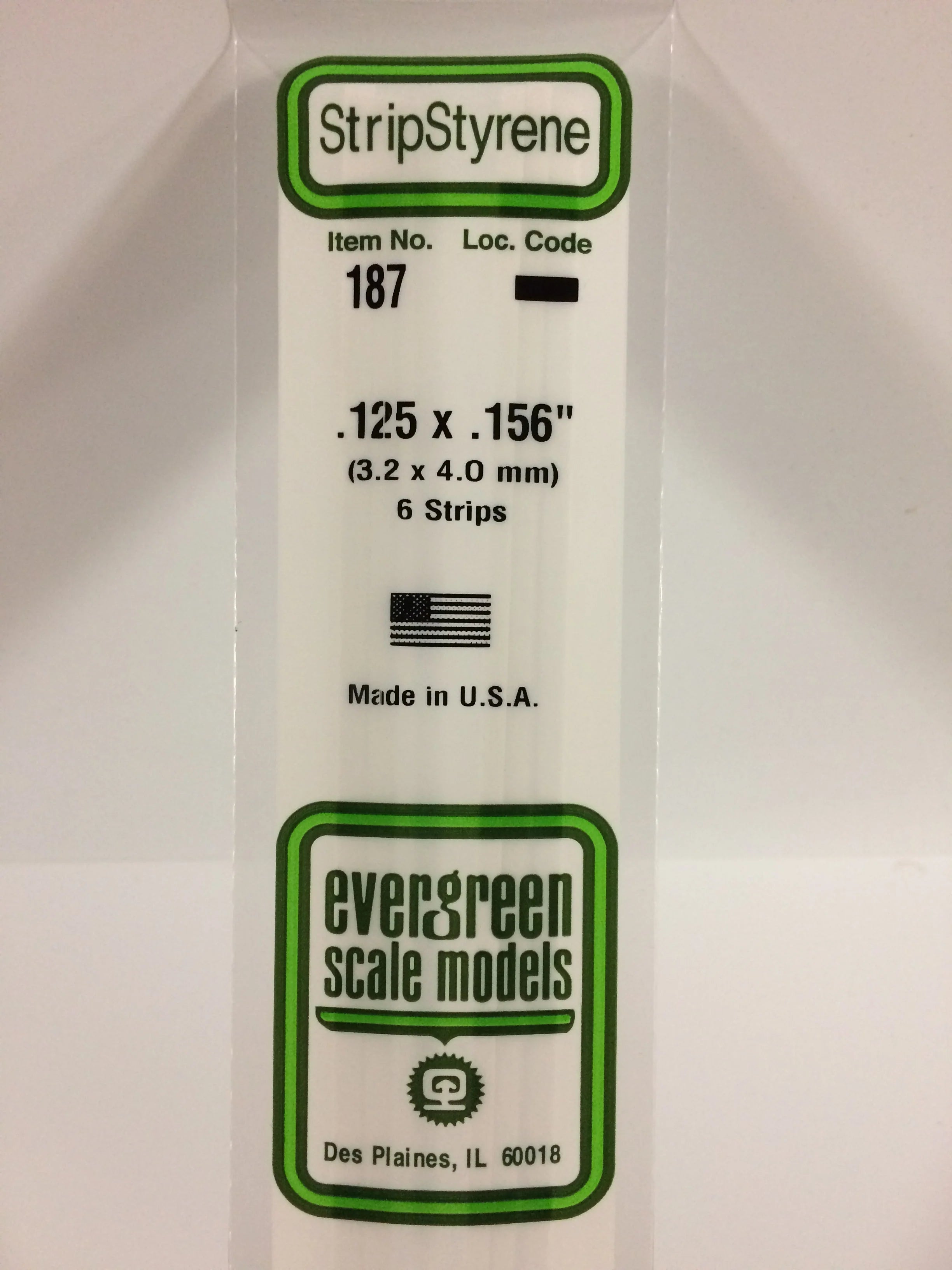 187 - .125" X .156" OPAQUE WHITE POLYSTYRENE STRIP | Gear Gaming Fayetteville