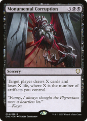 Monumental Corruption [Phyrexia: All Will Be One Commander] | Gear Gaming Fayetteville