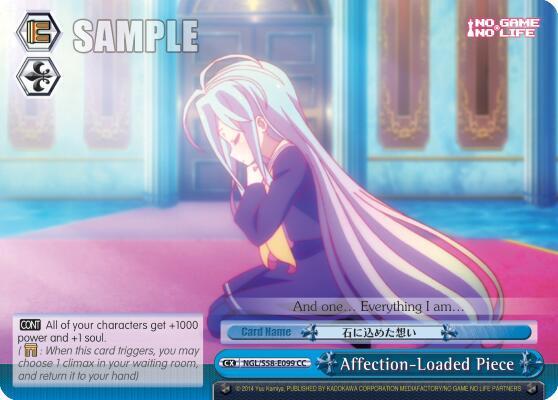 Affection-Loaded Piece - [No Game No Life] | Gear Gaming Fayetteville
