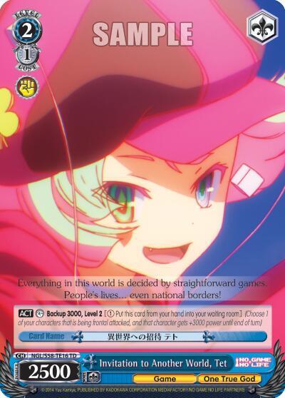 Invitation to Another World, Tet - [No Game No Life] | Gear Gaming Fayetteville