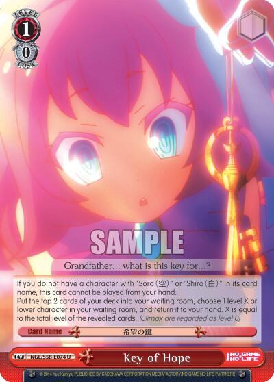 Key of Hope - [No Game No Life] | Gear Gaming Fayetteville