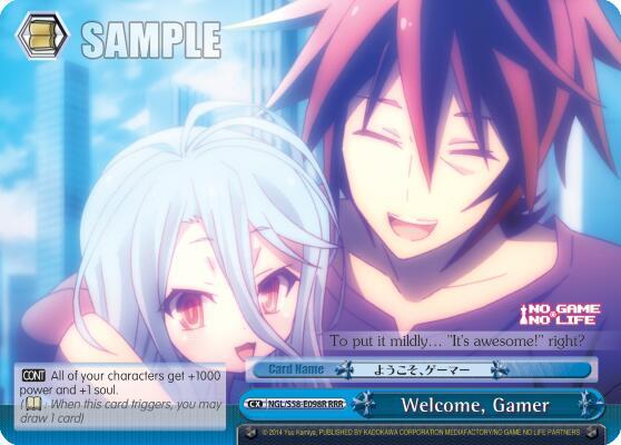 Welcome, Gamer (RRR) - [No Game No Life] | Gear Gaming Fayetteville