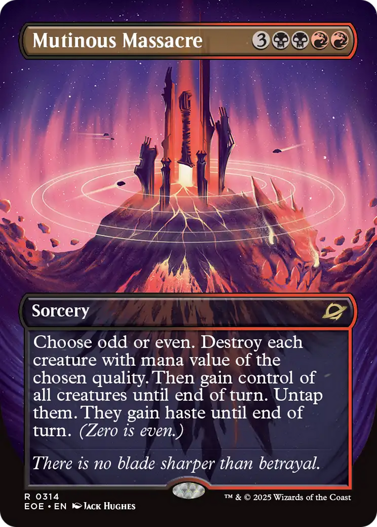 Mutinous Massacre (Borderless) [Edge of Eternities] | Gear Gaming Fayetteville