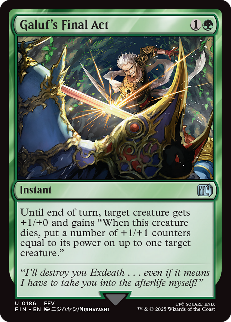 Galuf's Final Act [FINAL FANTASY] | Gear Gaming Fayetteville