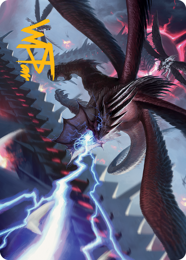 Defiant Thundermaw Art Card (Gold-Stamped Signature) [March of the Machine Art Series] | Gear Gaming Fayetteville