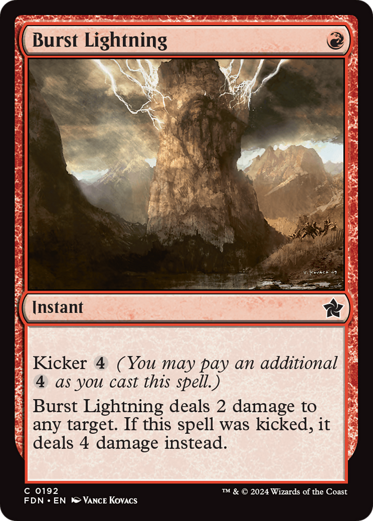 Burst Lightning [Foundations] | Gear Gaming Fayetteville