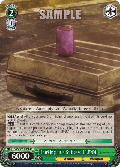 Lurking in a Suitcase LLENN - [SAO Alternative–Gun Gale Online] | Gear Gaming Fayetteville