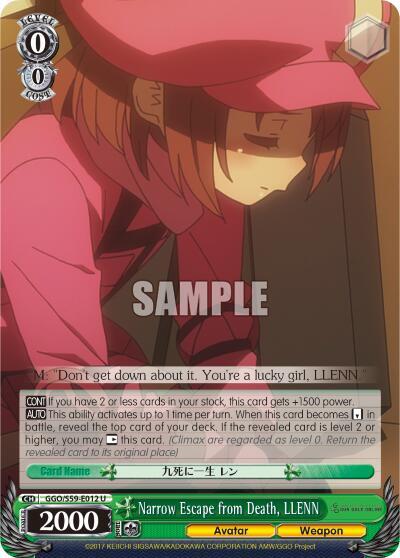 Narrow Escape from Death, LLENN - [SAO Alternative–Gun Gale Online] | Gear Gaming Fayetteville
