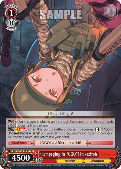 Rampaging in "GGO"! Fukaziroh - [SAO Alternative–Gun Gale Online] | Gear Gaming Fayetteville