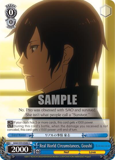Real World Circumstances, Goushi - [SAO Alternative–Gun Gale Online] | Gear Gaming Fayetteville