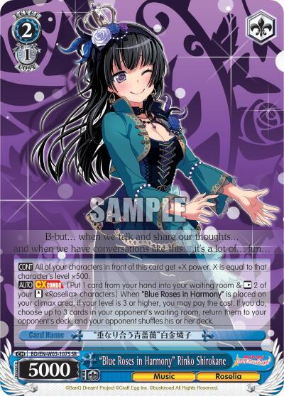 "Blue Roses in Harmony" Rinko Shirokane (SR) - [BanG Dream! Girls Band Party! MULTI LIVE] | Gear Gaming Fayetteville
