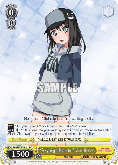 "Everything In Moderation" Misaki Okusawa - [BanG Dream! Girls Band Party! MULTI LIVE] | Gear Gaming Fayetteville
