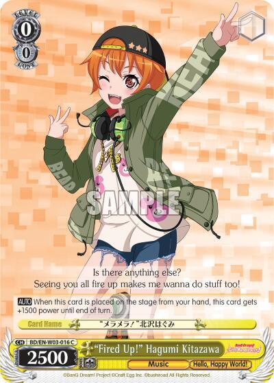 "Fired Up!" Hagumi Kitazawa - [BanG Dream! Girls Band Party! MULTI LIVE] | Gear Gaming Fayetteville