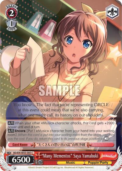 "Many Mementos" Saya Yamabuki - [BanG Dream! Girls Band Party! MULTI LIVE] | Gear Gaming Fayetteville