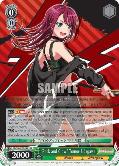 "Rock and Glow" Tomoe Udagawa (SR) - [BanG Dream! Girls Band Party! MULTI LIVE] | Gear Gaming Fayetteville