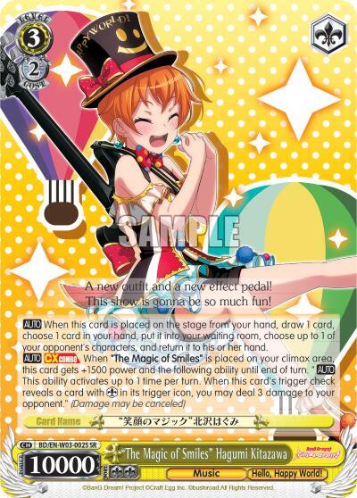 "The Magic of Smiles" Hagumi Kitazawa (SR) - [BanG Dream! Girls Band Party! MULTI LIVE] | Gear Gaming Fayetteville