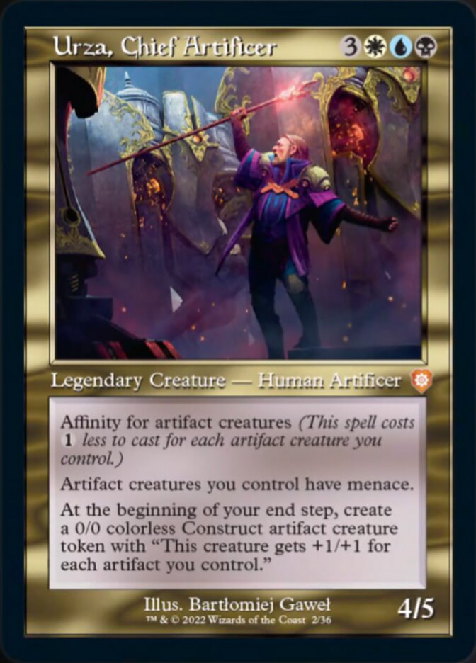 Urza, Chief Artificer (002) (Retro) [The Brothers' War Commander] | Gear Gaming Fayetteville