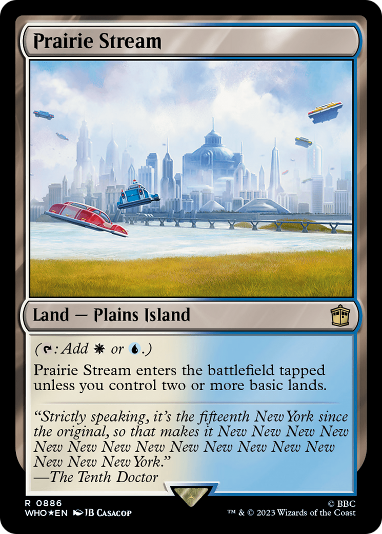 Prairie Stream (Surge Foil) [Doctor Who] | Gear Gaming Fayetteville