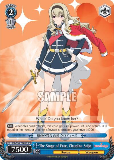 The Stage of Fate, Claudine Saijo (RRR) - [Revue Starlight] | Gear Gaming Fayetteville