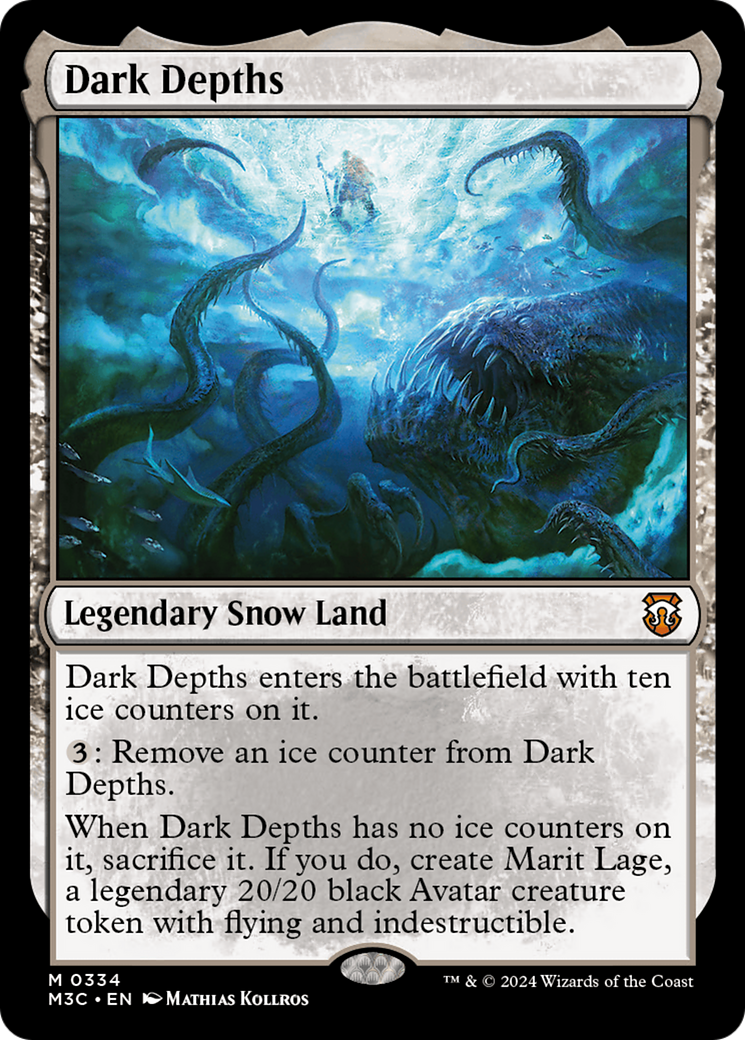 Dark Depths (Ripple Foil) [Modern Horizons 3 Commander] | Gear Gaming Fayetteville