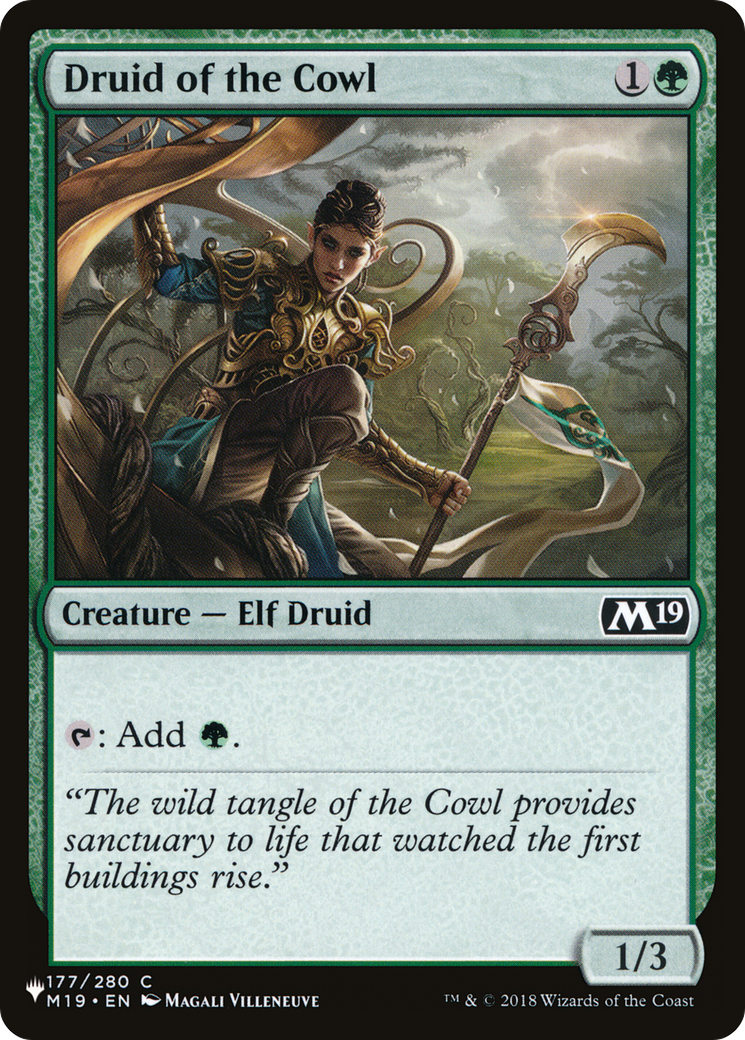 Druid of the Cowl [The List] | Gear Gaming Fayetteville
