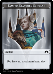 Phyrexian Germ // Emblem - Tamiyo, Seasoned Scholar Double-Sided Token [Modern Horizons 3 Tokens] | Gear Gaming Fayetteville