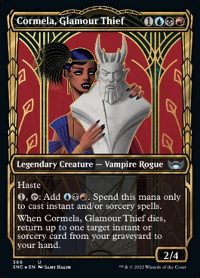 Cormela, Glamour Thief (Showcase Golden Age Gilded Foil) [Streets of New Capenna] | Gear Gaming Fayetteville