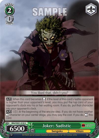 Joker: Sadistic - [Batman Ninja] | Gear Gaming Fayetteville
