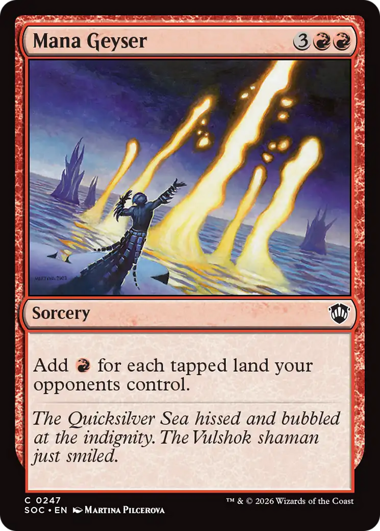 Mana Geyser [Secrets of Strixhaven Commander] | Gear Gaming Fayetteville
