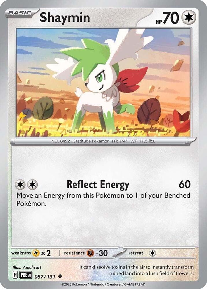 Shaymin (087/131) [Scarlet & Violet: Prismatic Evolutions] | Gear Gaming Fayetteville