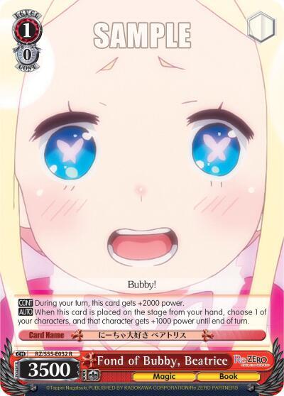 Fond of Bubby, Beatrice - [Re:ZERO Vol.2] | Gear Gaming Fayetteville