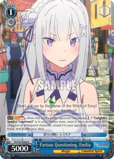 Furious Questioning, Emilia - [Re:ZERO Vol.2] | Gear Gaming Fayetteville