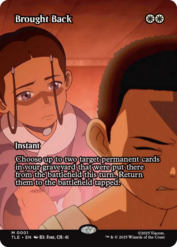 Brought Back (Borderless) [Avatar: The Last Airbender: Eternal-Legal] | Gear Gaming Fayetteville