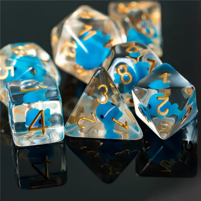 Blue Whale 7pcs Dice Set | Gear Gaming Fayetteville