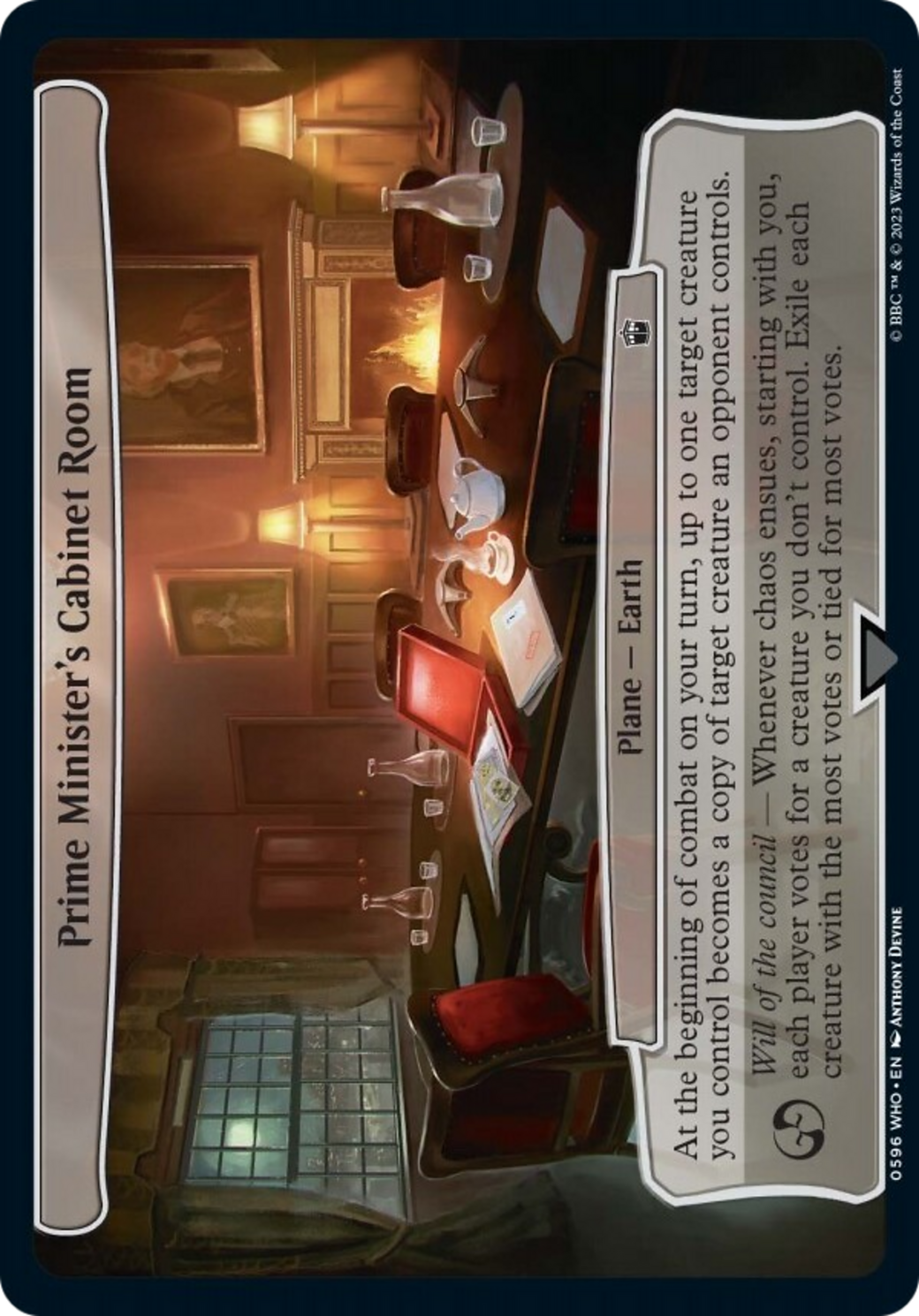 Prime Minister's Cabinet Room [Doctor Who] | Gear Gaming Fayetteville