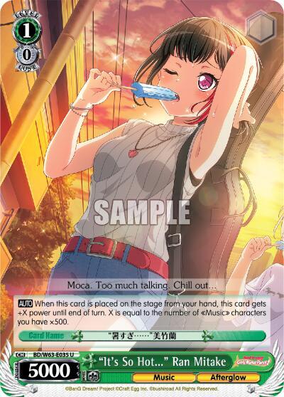 "It's So Hot..." Ran Mitake - [BanG Dream! Girls Band Party! Vol.2] | Gear Gaming Fayetteville