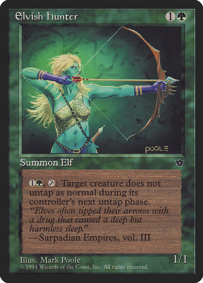Elvish Hunter (Mark Poole) [Fallen Empires] | Gear Gaming Fayetteville